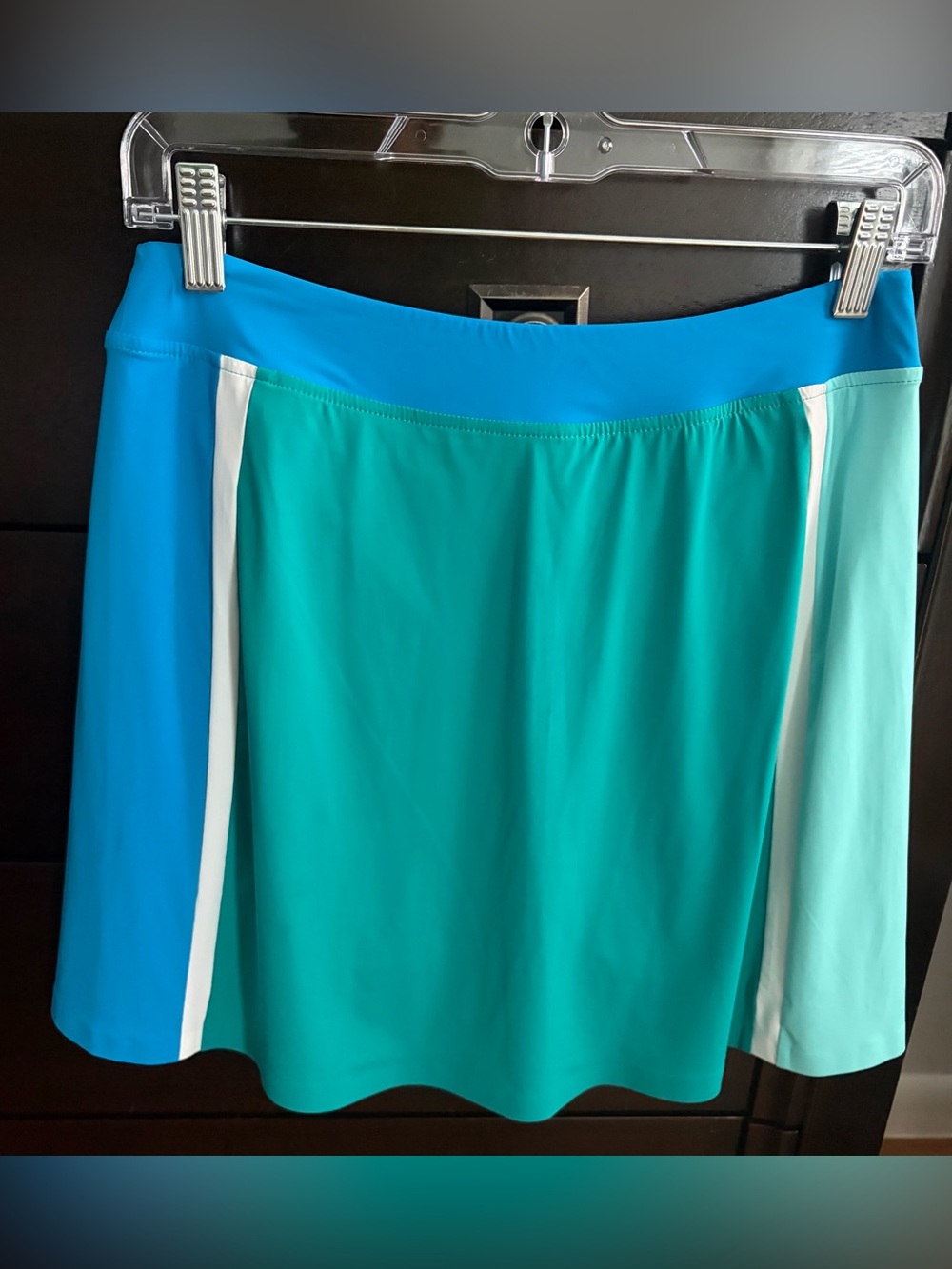 G/FORE Aqua, Teal & Light Blue Colorblock Skort